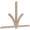 Ekena Millwork Redmond Smooth Timber Gable Bracket, Douglas Fir, 96"W x 60"H x 3 1/2"D x 3 1/2"F, 15/12 Pitch GBW096X60X0404RED00SDF - alternate 2